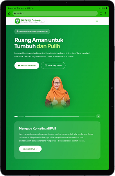 Tampilan Sistem Informasi Bimbingan Konseling nomor 2